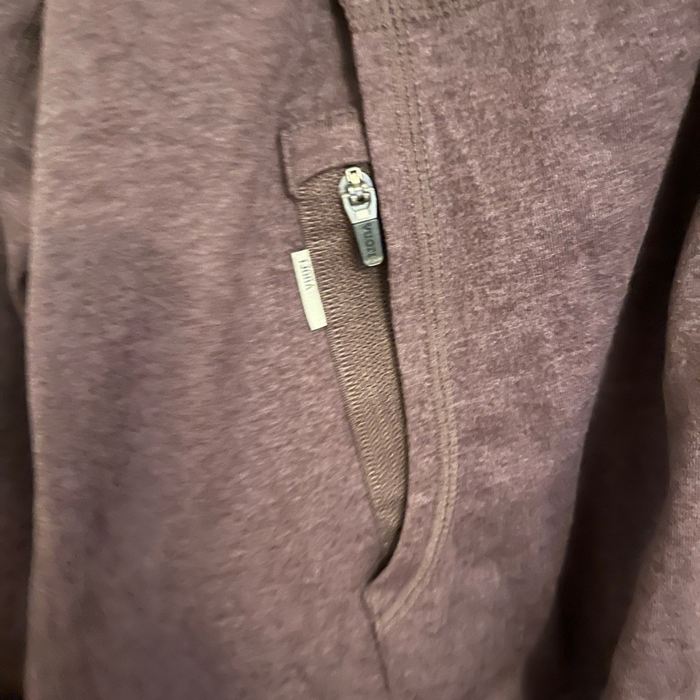 Women’s Halo Performance 2.0 Hoodie Zip Ups Size Small purple brown EUC Vuori - Picture 3 of 6